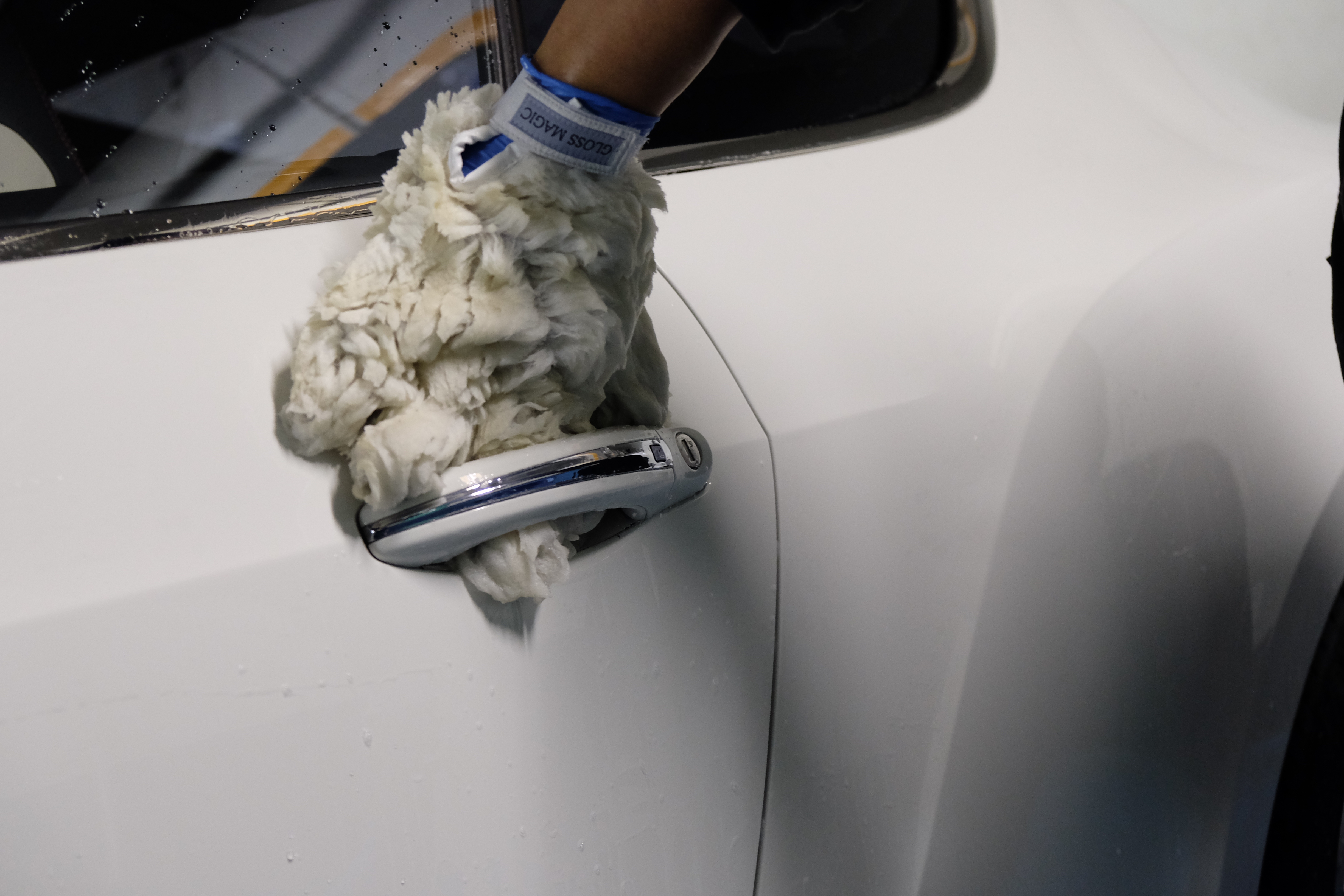ドアノブ洗車 (2)